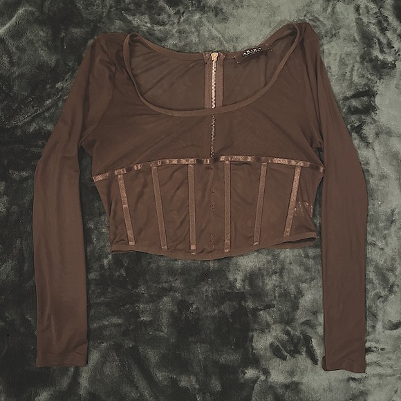 Black Corset Top - Picture 1 of 2